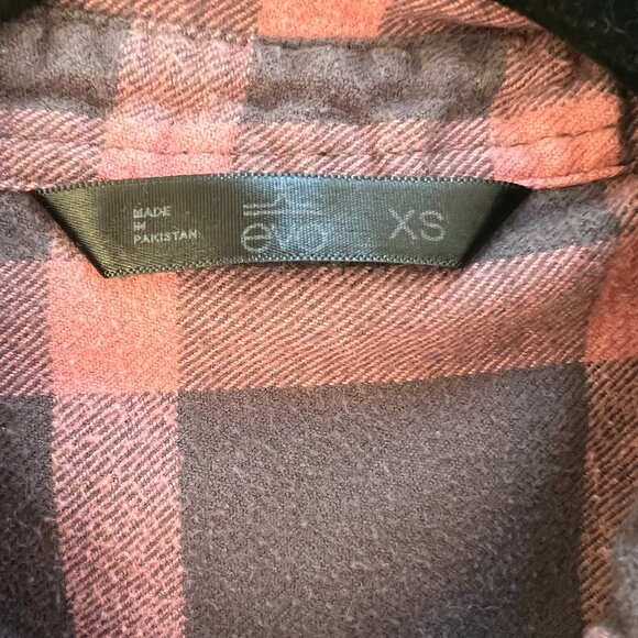 Pink and Grey Plaid Flannel - Picture 5 of 5